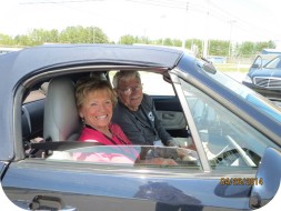 Dale and Mary Nell Beihler in their Porsche 968. (SMTPCA)