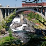 The iconic Spokane Bridge